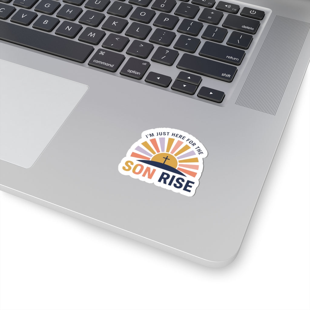 Son Rise Sticker | Christian Easter, He Is Risen Faith Humor