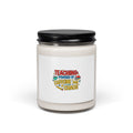 Teaching Powered by Caffeine and Chaos Soy Candle | Teacher Appreciation, Teacher Life