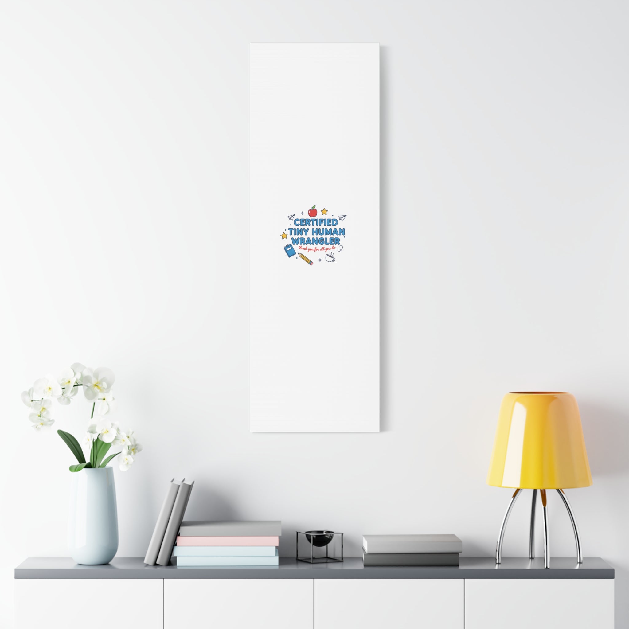 Certified Tiny Human Wrangler Canvas | teacher appreciation gifts, teacher life
