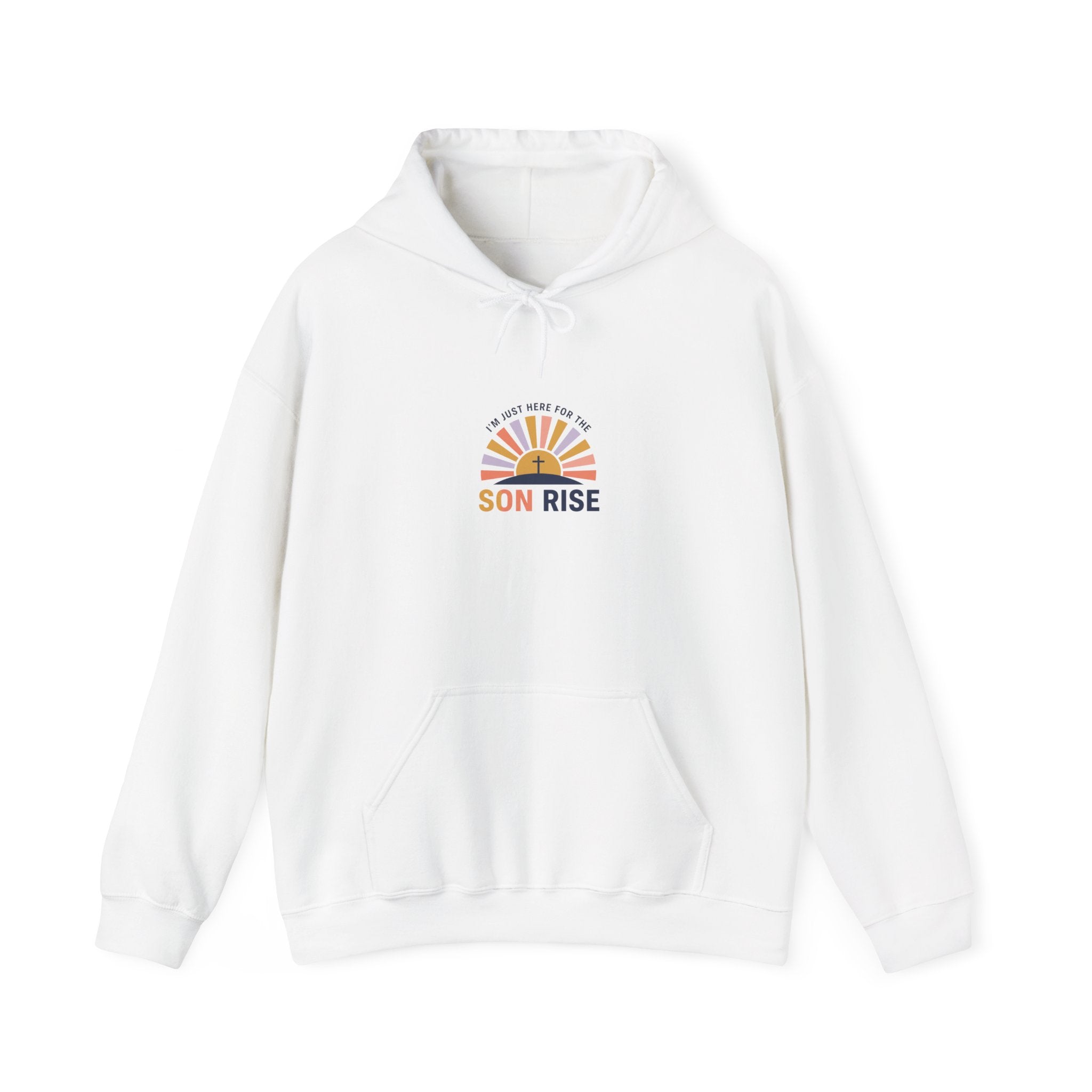 Son Rise Sunrise Design Hoodie | Christian Easter shirt, faith-based humor