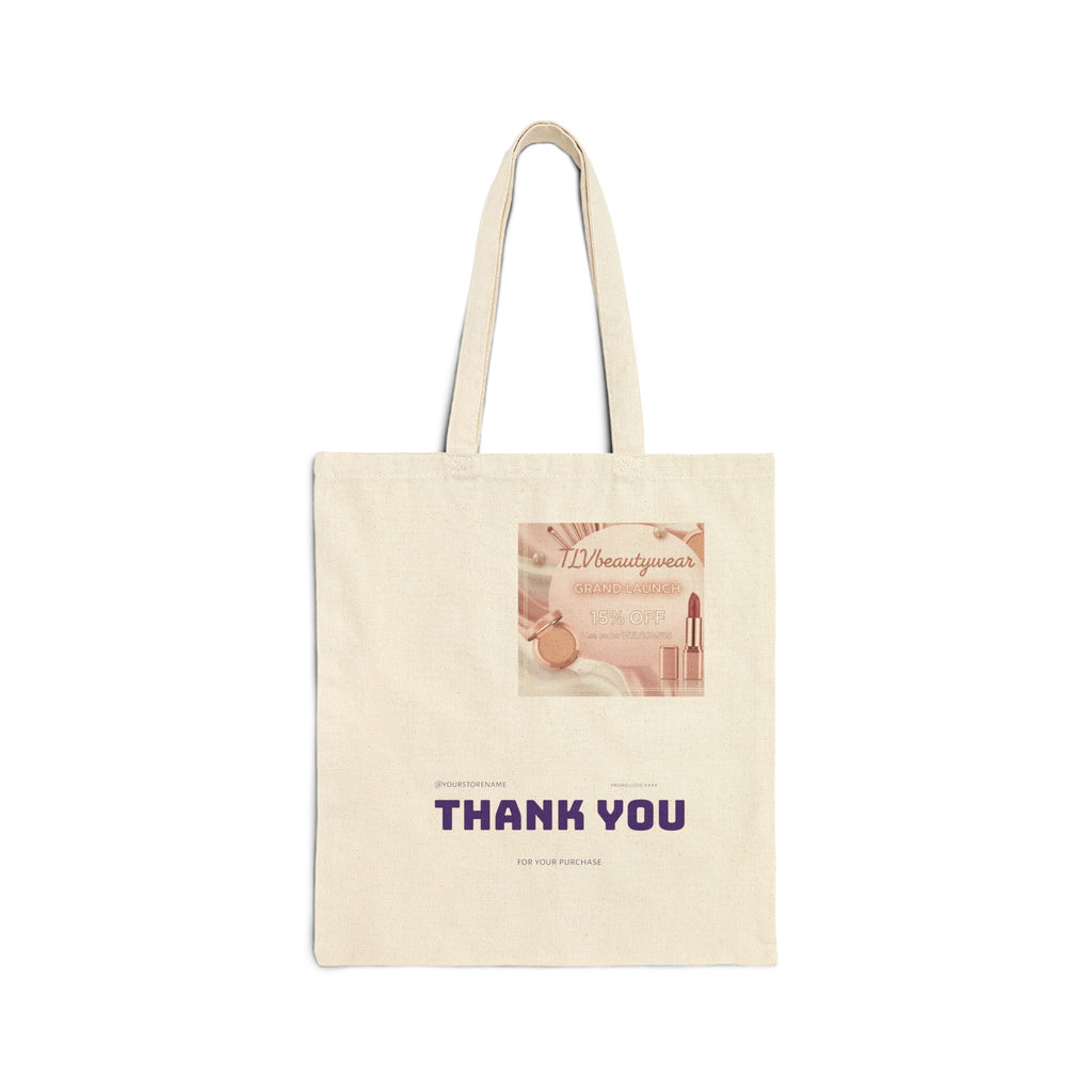 Tote Bag — "Unpack and see what’s inside" Minimal Canvas Shopper
