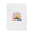 Son Rise Sunrise Christian Easter Velveteen Blanket | Faith-Based Humor