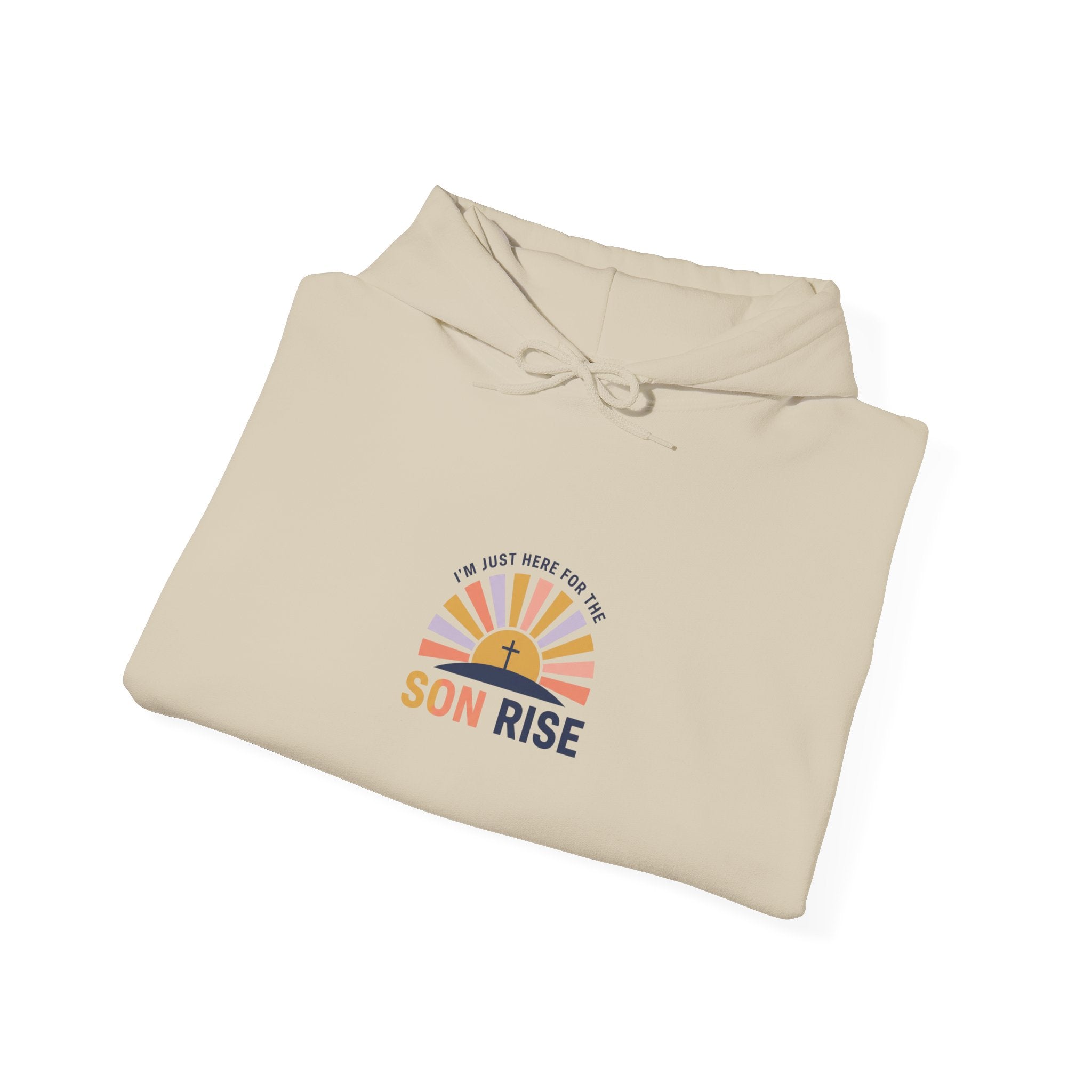 Son Rise Sunrise Design Hoodie | Christian Easter shirt, faith-based humor