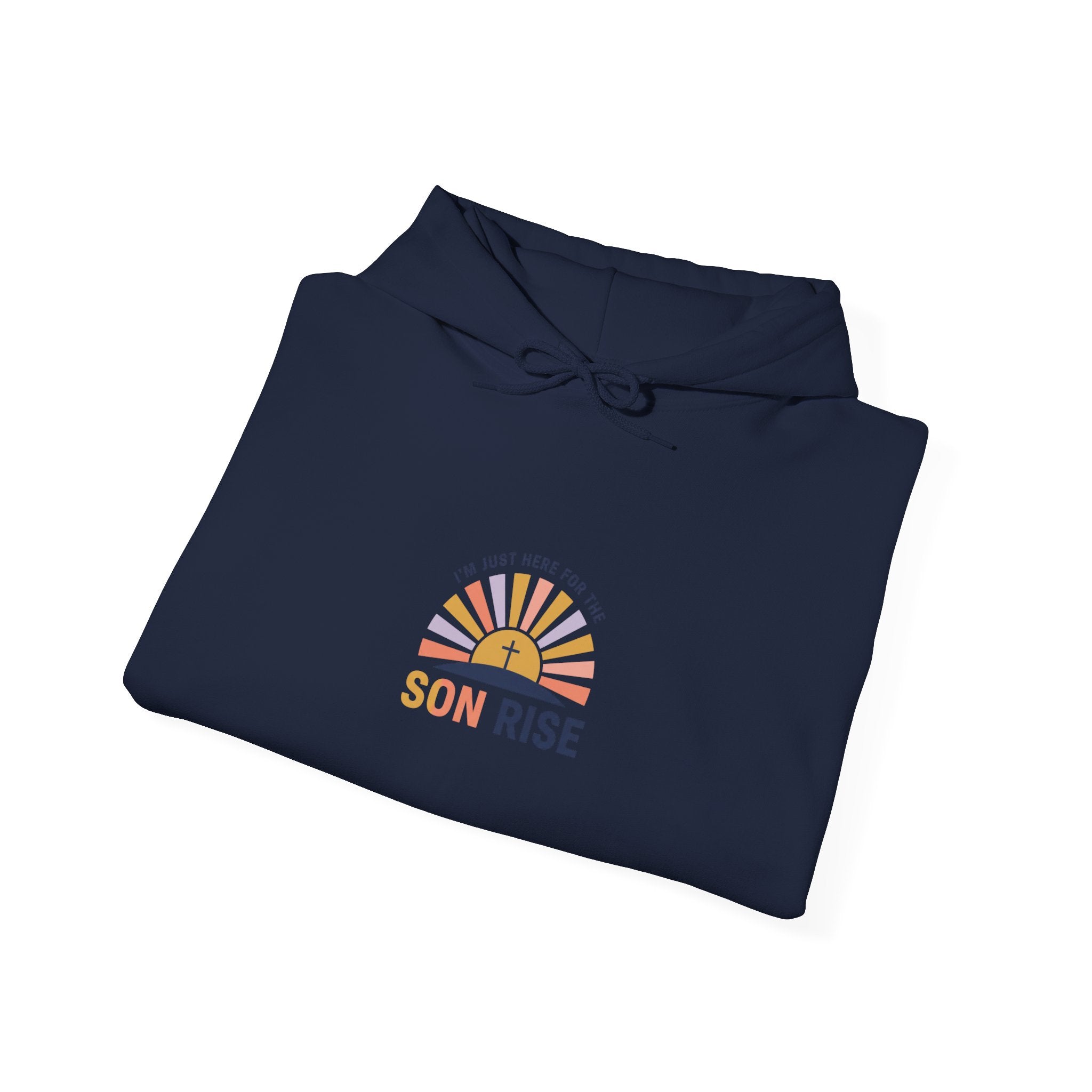 Son Rise Sunrise Design Hoodie | Christian Easter shirt, faith-based humor