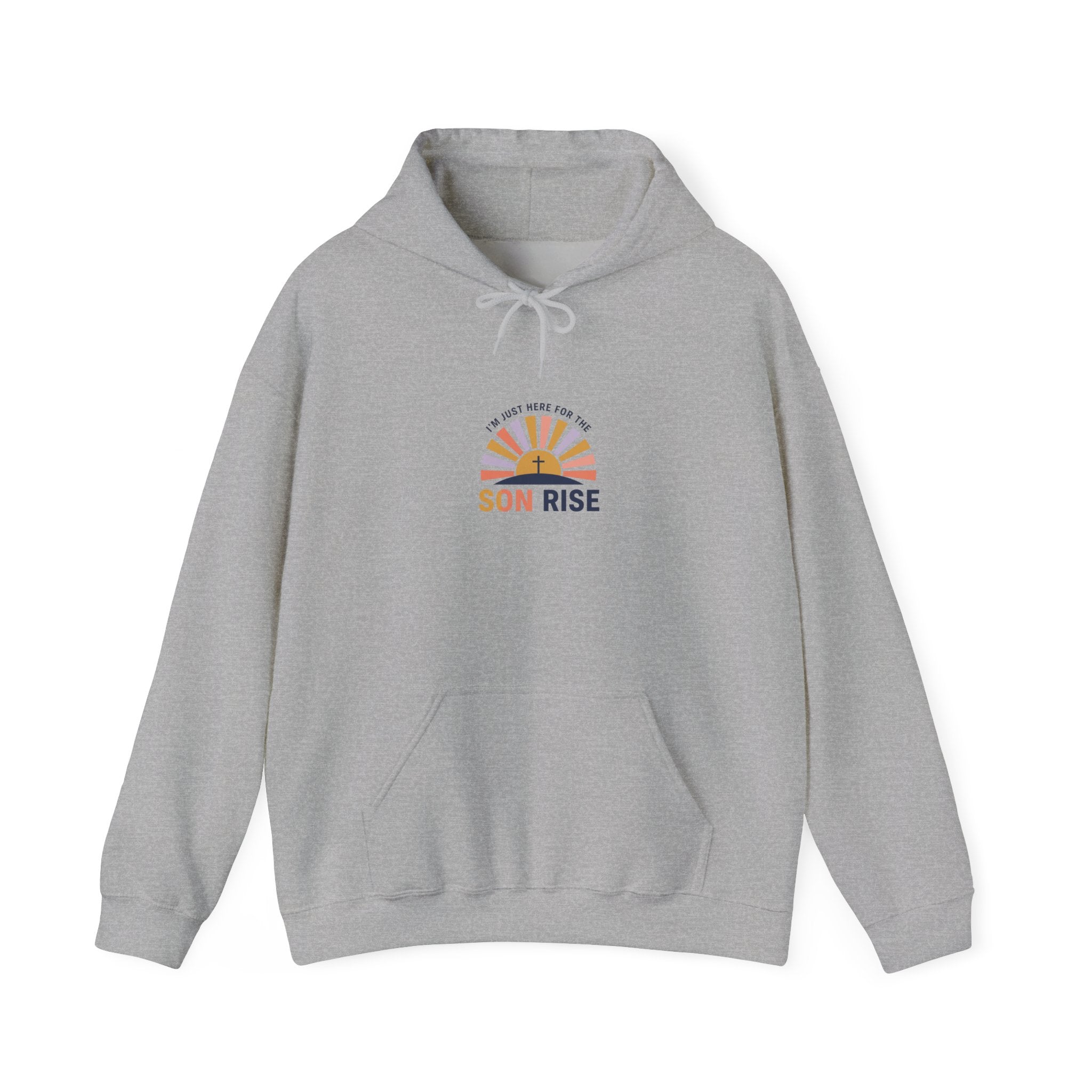 Son Rise Sunrise Design Hoodie | Christian Easter shirt, faith-based humor