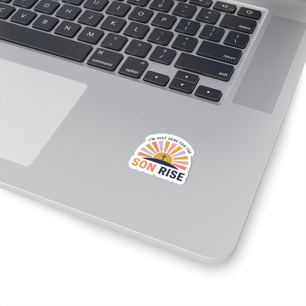 Son Rise Sticker | Christian Easter, He Is Risen Faith Humor