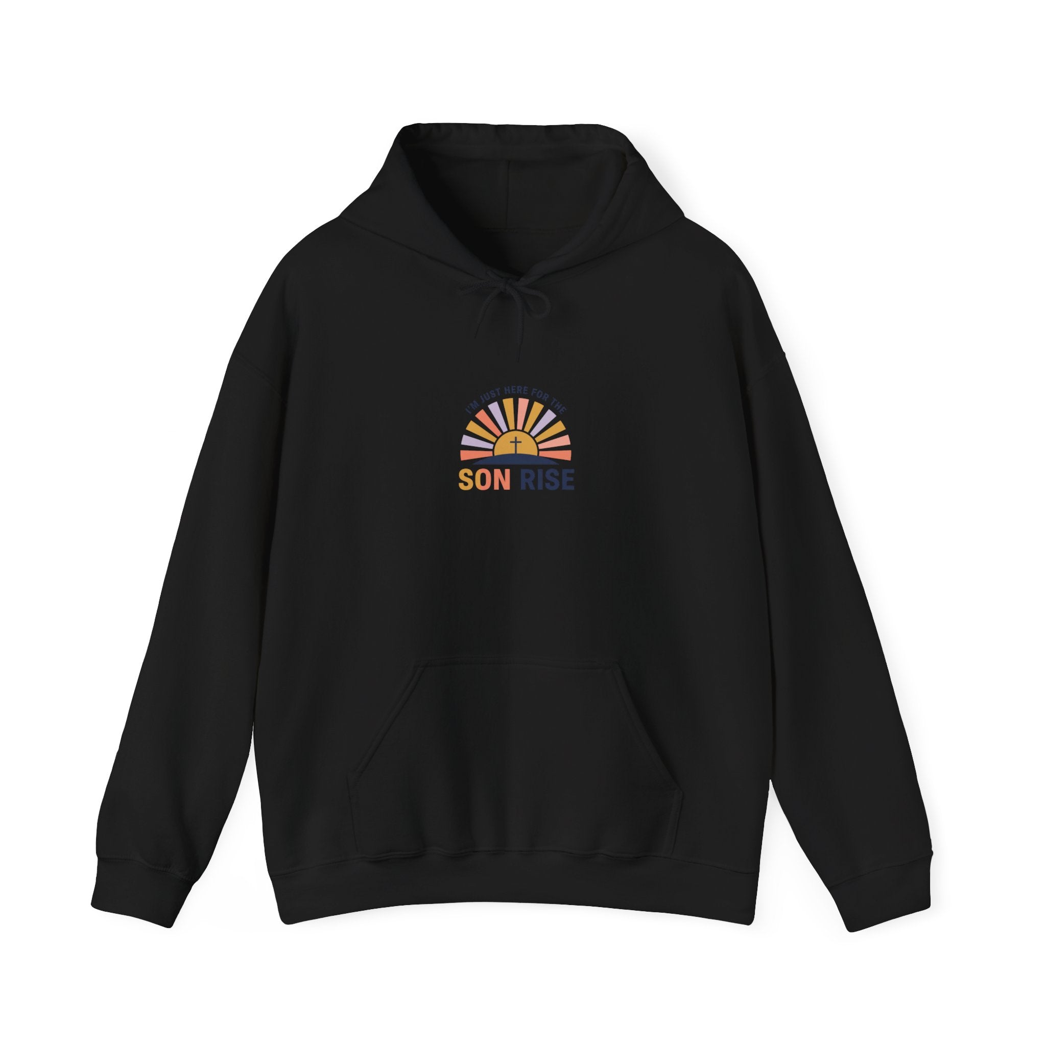 Son Rise Sunrise Design Hoodie | Christian Easter shirt, faith-based humor