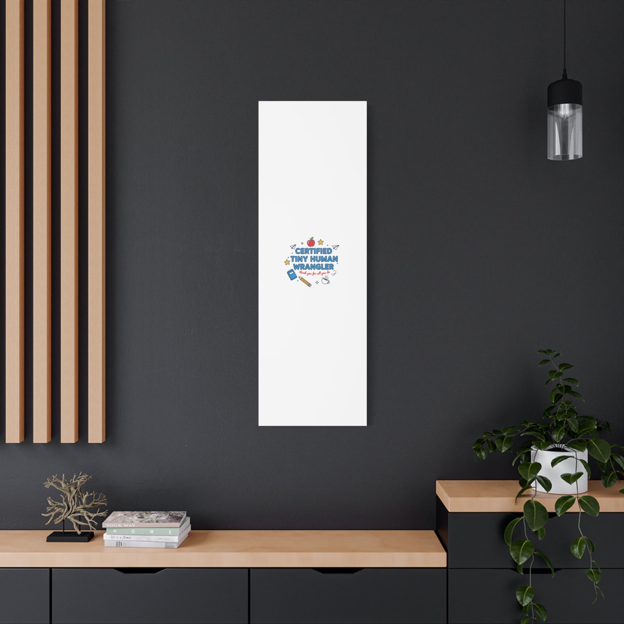 Certified Tiny Human Wrangler Canvas | teacher appreciation gifts, teacher life