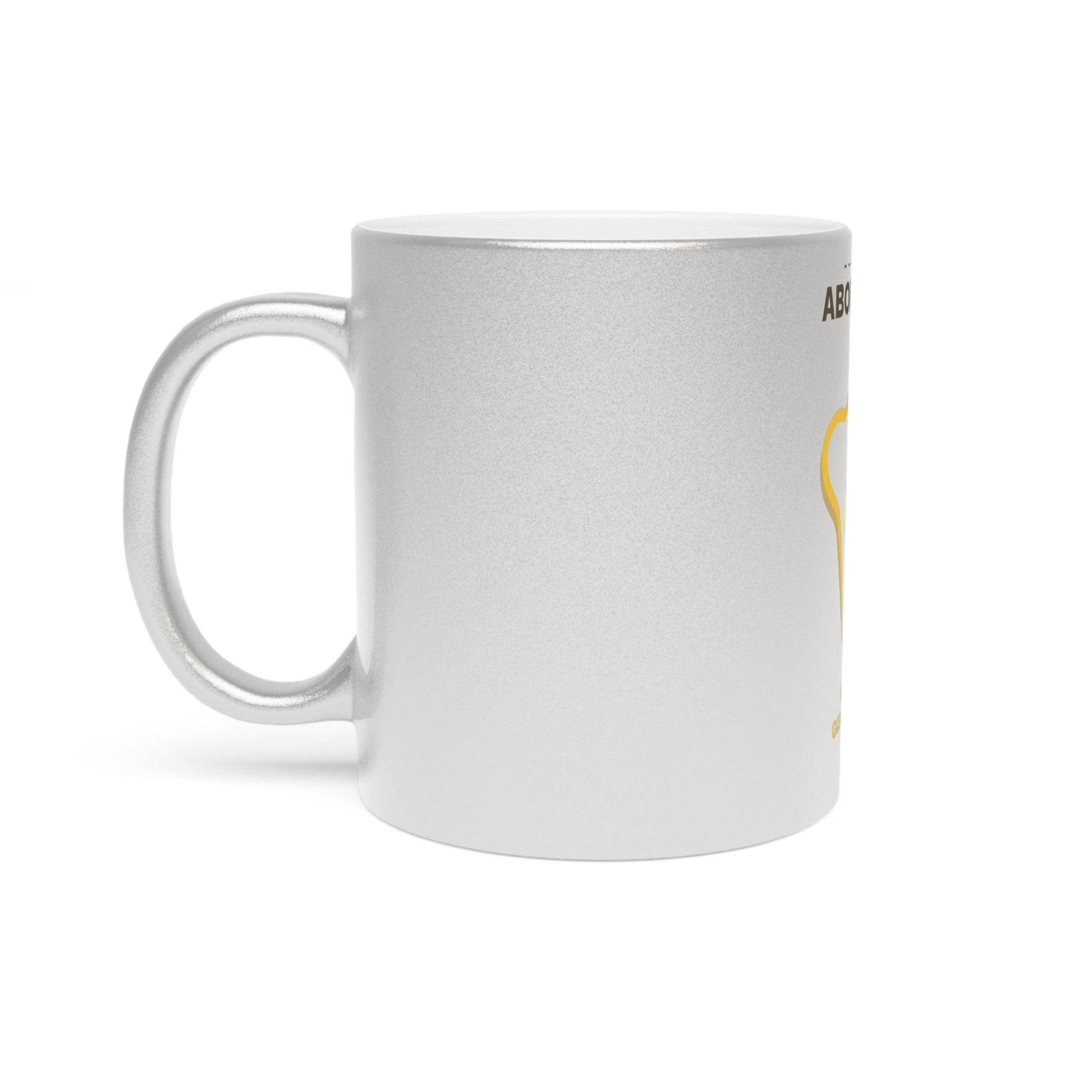 Funny Metallic Mug – "About Butter? Well, I'm Not Going to Spread It" Toast & Butter Coffee Cup